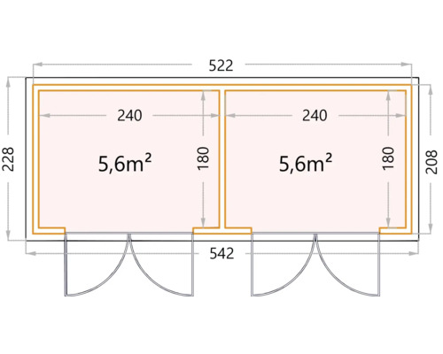 Plan d''un abri de jardin avec dimensions