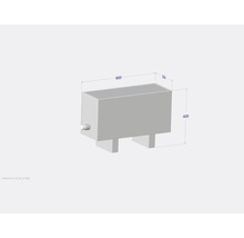 Licon Heat Standkonvektor KORALINE Optimal LKO H 400 x L 600 x T 230 mm weiß