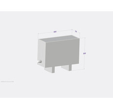 Convecteur sur pied Licon Heat KORALINE Optimal LKO New H 500 x L 600 x p 230 mm blanc