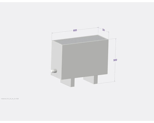 Radiateur avec indications de taille