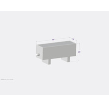 Convecteur sur pied Licon Heat KORALINE Optimal LKO New H 330 x L 700 x p 230 mm blanc
