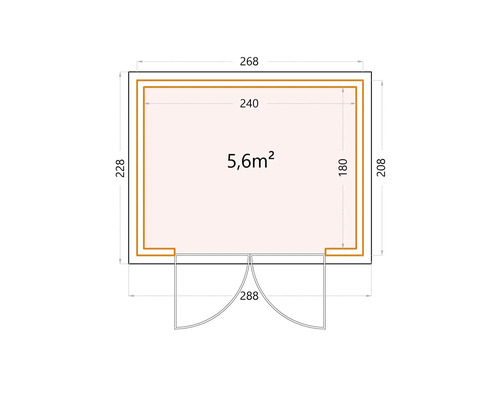 Plan avec dimensions du produit