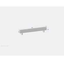 Représentation détaillée d''une gouttière aux dimensions de 1600 x 130 x 250 mm.