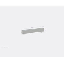 Convecteur sur pied Licon Heat KORALINE Optimal LKO New H 330 x L 1800 x p 180 mm blanc