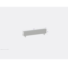 Licon Heat Standkonvektor KORALINE Optimal LKO H 400 x L 1800 x T 180 mm weiß