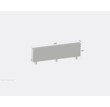 Image d''un radiateur avec des dimensions