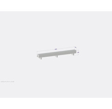 Convecteur sur pied Licon Heat KORALINE Optimal LKO New H 250 x L 2200 x p 180 mm blanc
