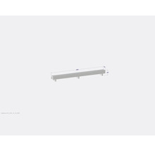 Barre de support en métal mesurant 2800 x 180 x 250 millimètres