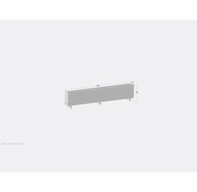 Convecteur sur pied Licon Heat KORALINE Optimal LKO New H 600 x L 2800 x p 230 mm blanc