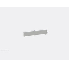Illustration d''un long composant en béton mesurant 3000 x 200 x 500 millimètres.