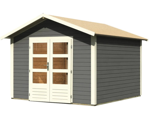 Abri de jardin en bois avec porte double