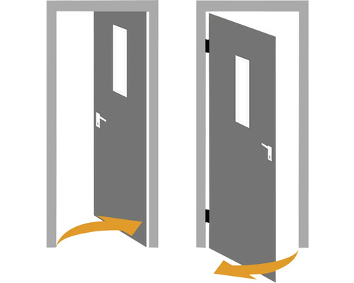 Illustration von einer sich schliessenden Tür, die die Funktion einer Absenkdichtung zeigt