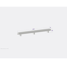 Convecteur sur pied Licon Heat KORALINE Basic LKB H 190 x L 2000 x p 130 mm blanc