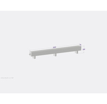 Bordure en béton avec des dimensions de 2000 x 130 x 250 millimètres