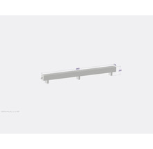 Illustration d''une bordure de trottoir de 2400 millimètres avec des dimensions de 130 par 250 millimètres.