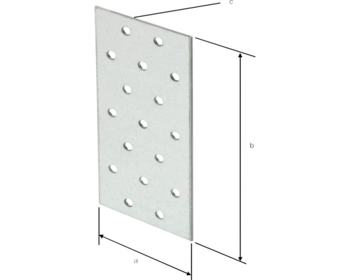 Metallverbinder mit Löchern