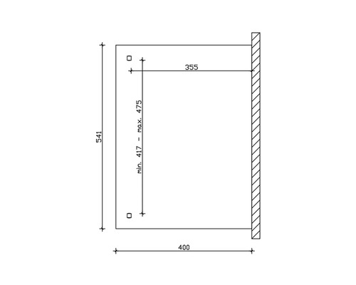 Dessin technique avec les dimensions d''un produit