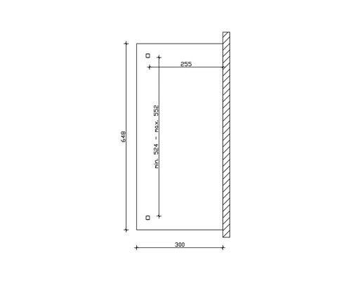Dessin technique avec les dimensions d''un produit