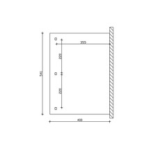 Dessin technique avec indications de dimensions