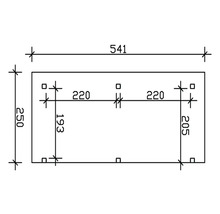 Dessin technique avec indications de dimensions.