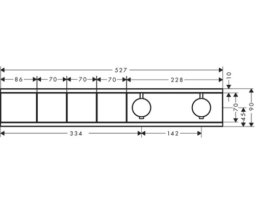 Dessin technique d''un meuble de salle de bains avec indications de dimensions
