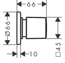 Dessin technique avec indications de dimensions
