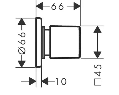 Dessin technique avec indications de dimensions