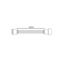 Câble de connexion d''une longueur de 200 cm.