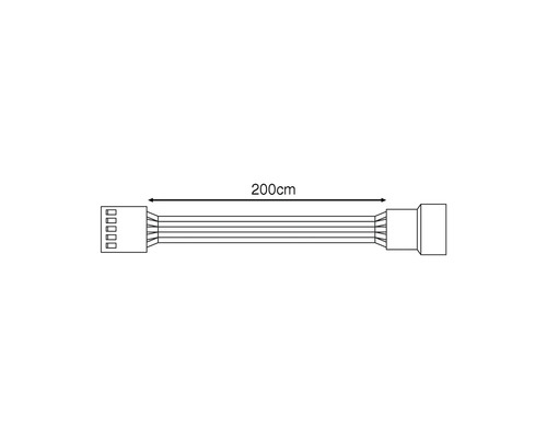 Câble de connexion d''une longueur de 200 cm.