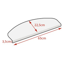 Couvercle mesurant 65 cm par 22,5 cm par 3,5 cm