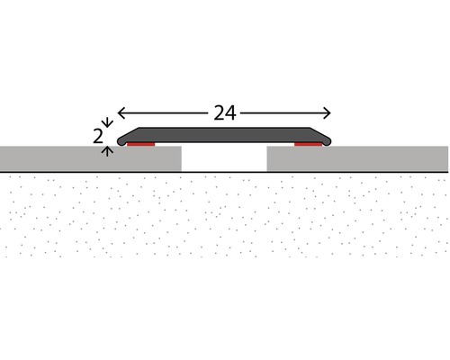 Skizze eines Kabelschutzes mit den Maßen 24 mal 2.