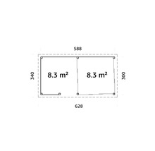 Plan d''un abri de jardin avec dimensions