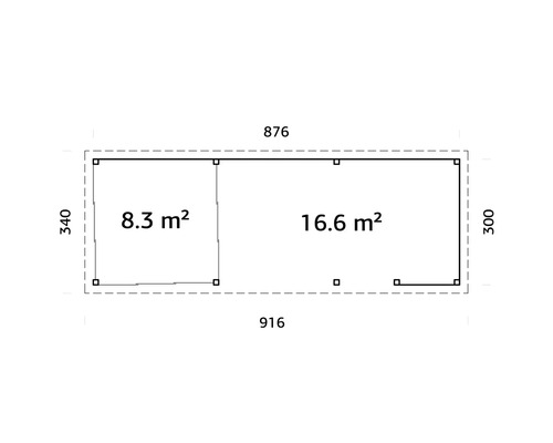 Plan d''un abri de jardin avec dimensions