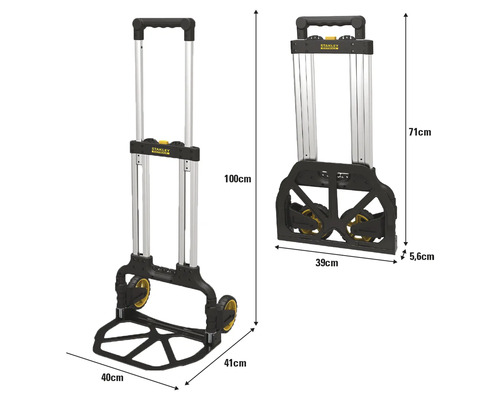Chariot Stanley avec dimensions