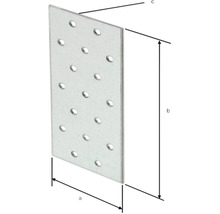 Lochplatte mit Bohrungen zur Verbindung von Holzelementen