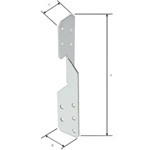 Verbinder mit Abmessungsangaben