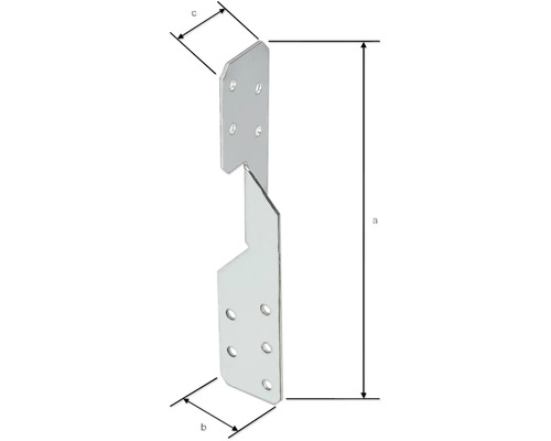 Verbinder mit Abmessungsangaben