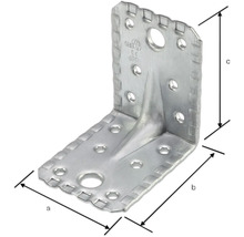Winkelverbinder aus Metall mit Löchern zur Befestigung