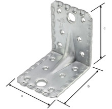 Winkelverbinder mit Bohrungen für Holzkonstruktionen