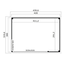Plan au sol avec dimensions