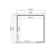 Plan d'étage avec dimensions