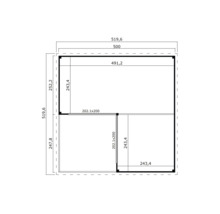 Plan avec dimensions