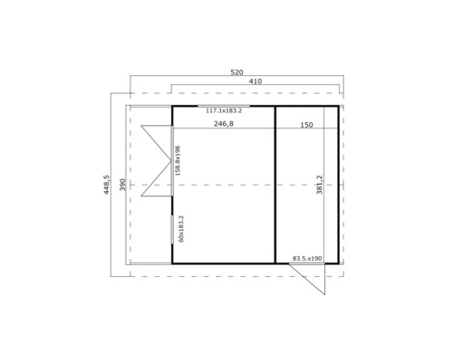 Plan avec dimensions