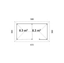 Plan d''un abri de jardin avec dimensions