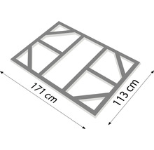Dekorrahmen, 171 cm x 113 cm, zur Wandgestaltung