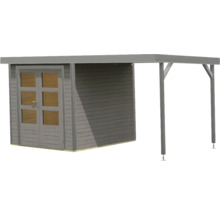 Maison de jardin en bois avec auvent