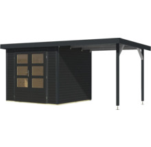 Abri de jardin avec annexe en bois