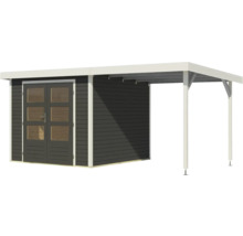 Abri de jardin avec annexe en bois