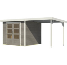 Abri de jardin en bois avec auvent