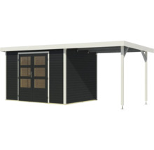 Gartenhaus mit Doppeltür und Anbau